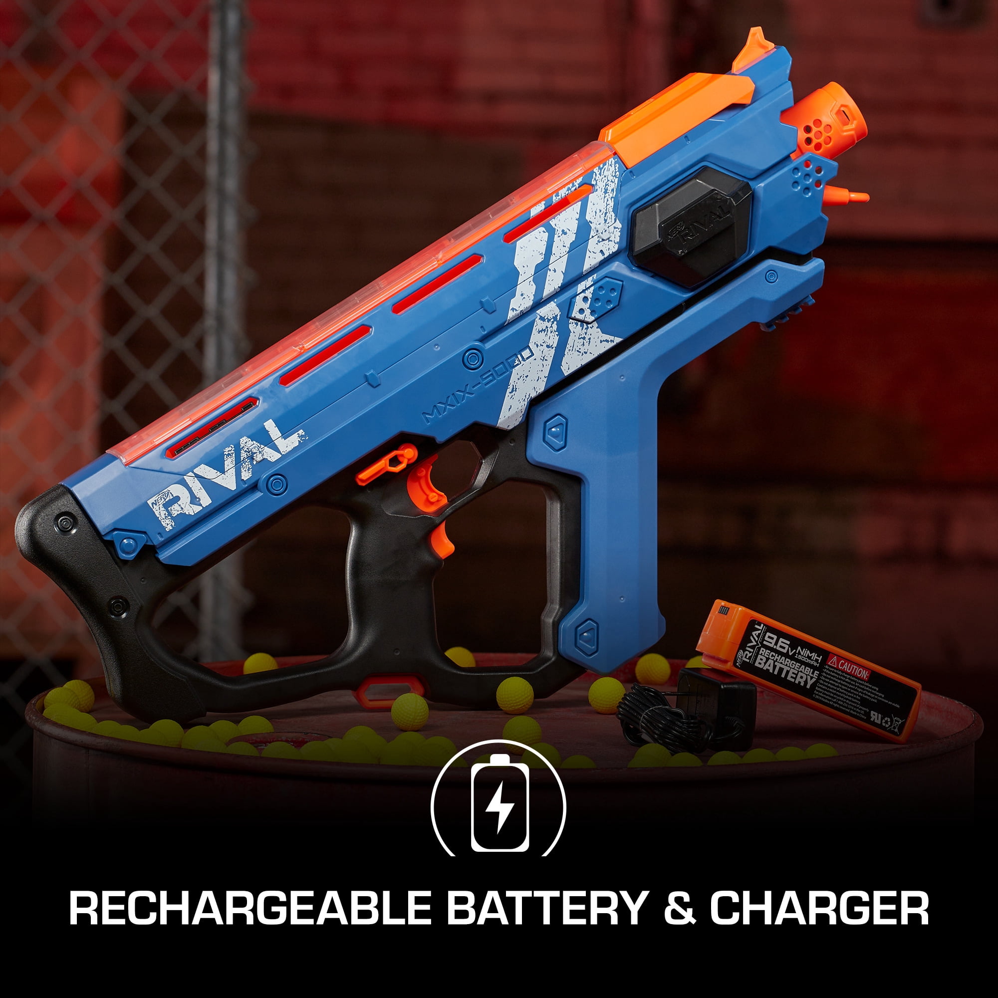 Nerf Perses Rival Motorized Blaster for Indoor Playgrounds