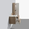 thumbnail image 5 of Eviva Joy 28" Maple Wall Mount Bathroom Vanity w/ White Integrated Top, 5 of 5