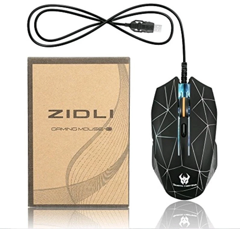 CIRCLE- Usb Wired Gaming Mouse Of Led Colorful Breathing Light, Ergonomic Gaming...