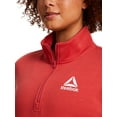 thumbnail image 4 of Reebok Women's and Women's Plus Game Day 1/2 Zip Up Sweatshirt, Sizes XS-4X, 4 of 5