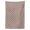 thumbnail image 3 of Ambesonne Earth Tones Tablecloth Rectangular Table Cover, Geometric, 60"x90", Pale Mauve Taupe, 3 of 4