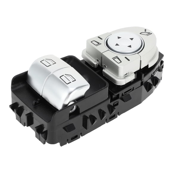 Unique Bargains Interrupteur de Fenêtre Électrique No.2059057011 Interrupteur de Contrôle de Fenêtre pour Mercedes-Benz C300 C63S AMG Métris Noir