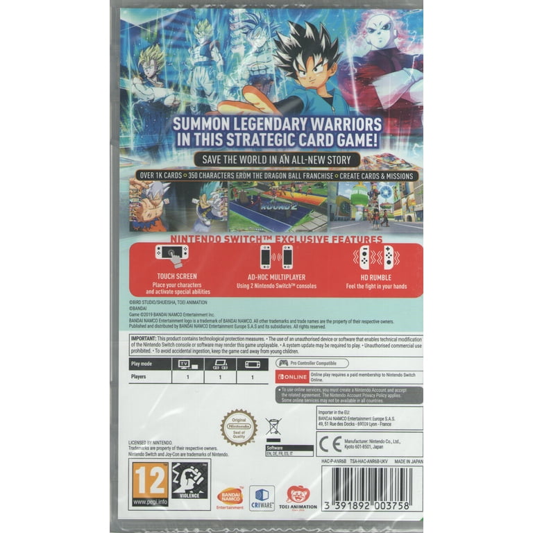 Nintendo Switch - SWITCH★SUPER DRAGONBALL HEROES WORLD Amazon.com: Super Dragon Ball Heroes: World Mission (English
