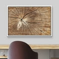 thumbnail image 3 of wall26 Framed Canvas Print Wall Art Close Up of Brown Tree Wood Rings Nature Wilderness Photography Rustic Modern Floral Relax/Calm Multicolor for Living Room, Bedroom, Office - 16"x24" Whi, 3 of 5
