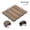 Oak + Plastic, variant on WPC Patio Floor Tiles Pack of 22, 11.8 Interlocking Decking Tiles for Outdoor Patio, DIY Quick Deck Tile for Garden, Dark Gray Plastic Composite