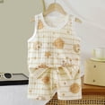 thumbnail image 2 of TAmten Boy Clothes Baby Boy Outfits 12-18 Months Baby Boy Clothes Short Sleeve T-Shirt Tee Tops Joggers Casual Elastic Shorts Summer Outfits Outfits & Dailywear Set 9-18 Months, 2 of 4