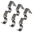 thumbnail image 3 of Set of 3 Adjustable Window Curtain Curtain Rod Bracket 5.8mm Rod, Sturdy , Gray, 3 of 6