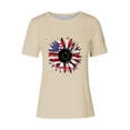 thumbnail image 4 of Mareep Blouse pour Femmes P-3 TG Mode Chandail Décontracté Imprimé Manches Courtes Col Rond Hauts pour Dames Liquidation Cadeau, 4 of 4
