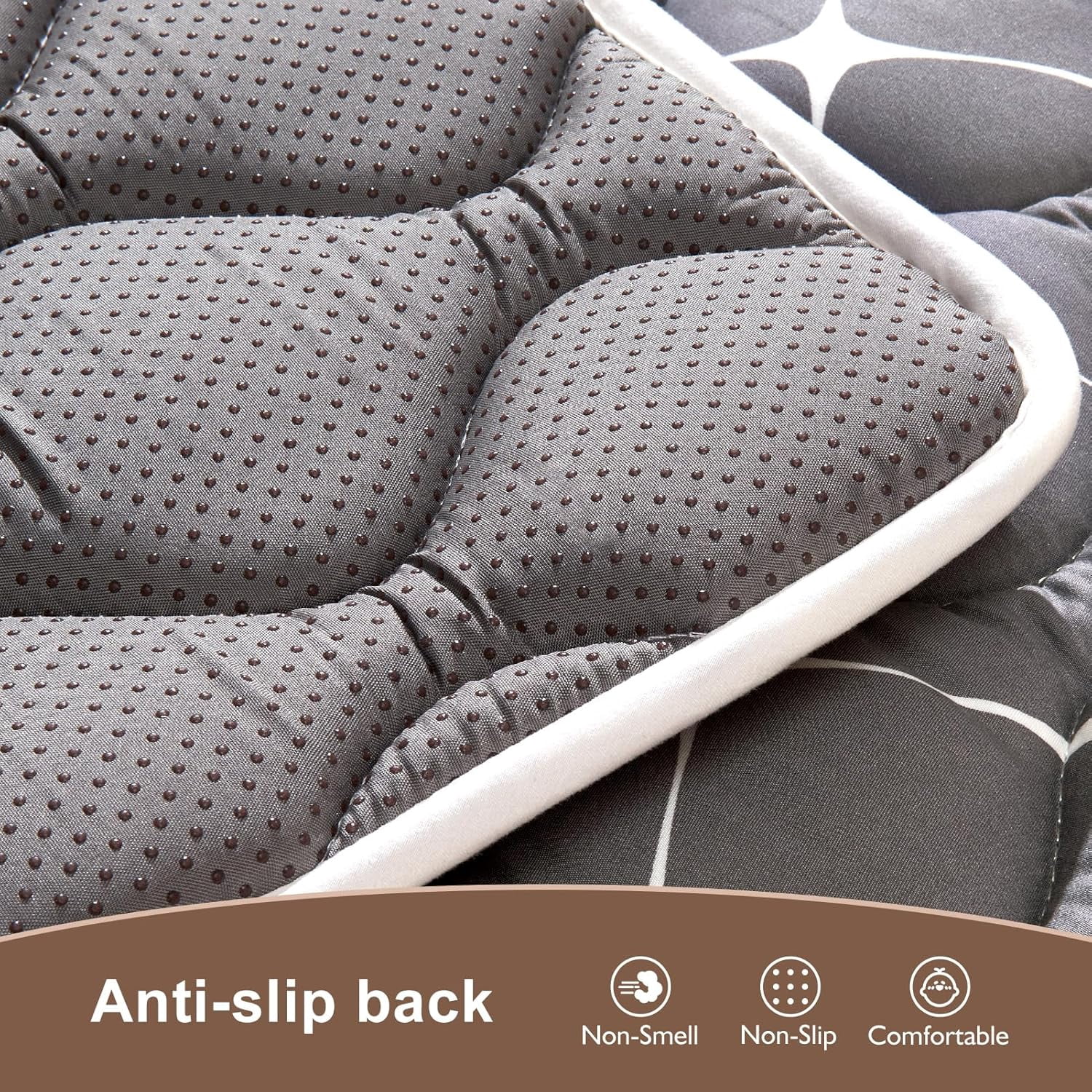 Mat - 71" X 59",Premium Thicker Foam One-Piece  Washable,  Large Anti-Slip Soft Cushioning Foam Playmats for Babies and Toddlers, Foldable  Crawling Mat for Playpen