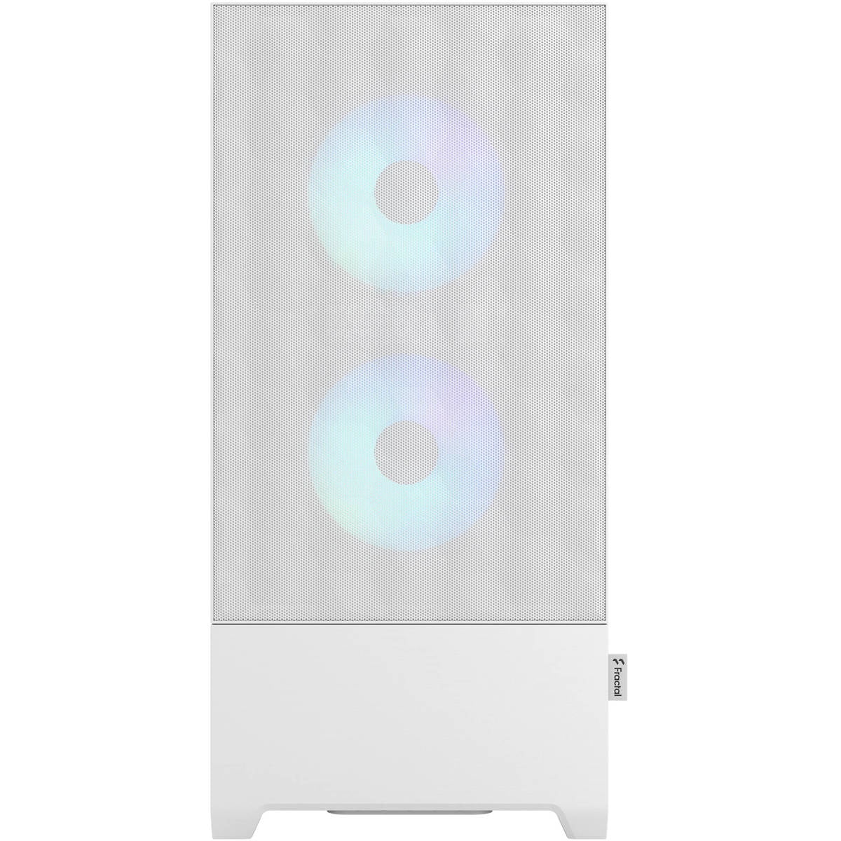 Fractal Design Pop Air RGB White TG ATX High-Airflow Clear Tempered Glass Window Mid Tower Computer Case