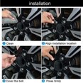thumbnail image 4 of 20 Pcs Wheel Nut Cap Universal Tyre Nut Covers With Removal Tool Set, 4 of 5