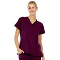 thumbnail image 5 of Mini Marilyn Women's 4-Way Stretch V-Neck 3 Pocket Scrub Top, 5 of 10