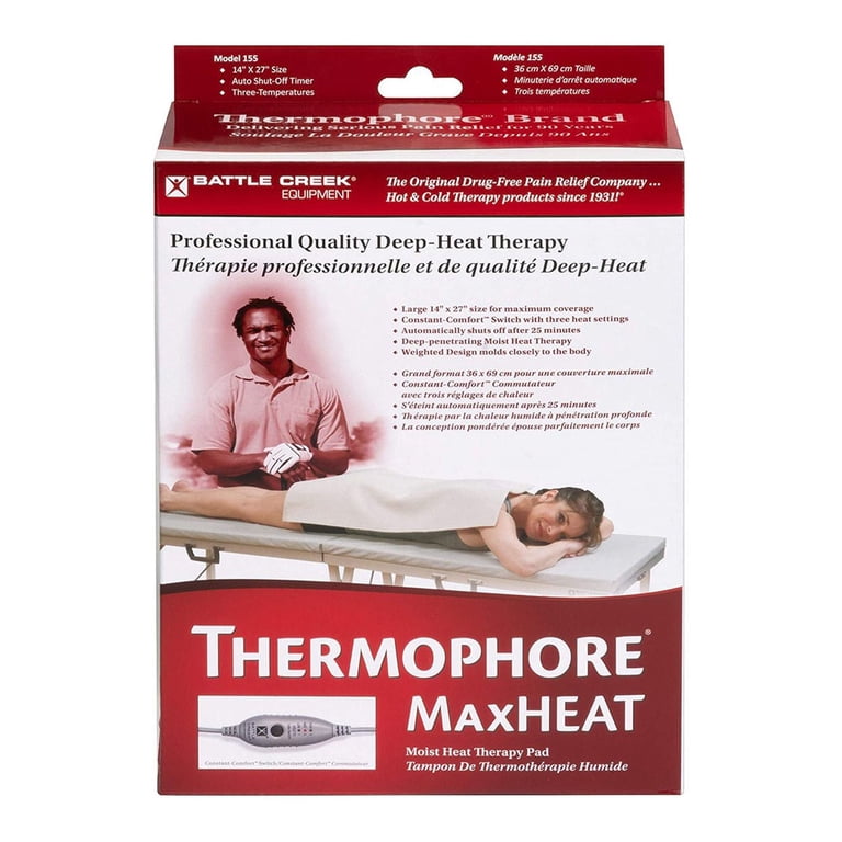 Thermophore MaxHEAT Reusable Moist Heating Pad for Backs, Hips