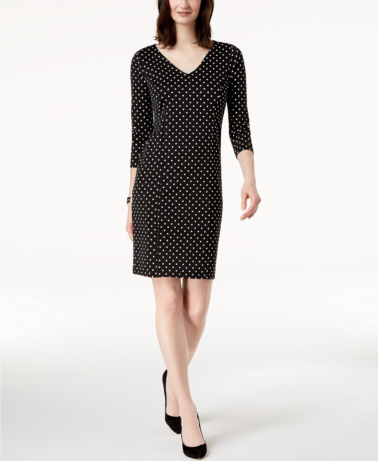 Charter Club - Polka-Dot-Print Dress 