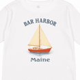 thumbnail image 4 of Inktastic Bar Harbor Maine Sailboat Illustration Boys or Girls Long Sleeve Toddler T-Shirt, 4 of 5