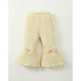 thumbnail image 3 of Infant Girls Clothes Baby Girl Pants Toddler Leggings 3 Pack Flare Baby Pants 3 6 9 12 18 24 Months Bell-bottoms for Girls Black Brown Apricot, 3 of 8
