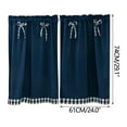 thumbnail image 2 of TACILIP Room Decor, Style Bowknot Short Curtains Kitchen Curtains Drift Window Student Bed Curtains, Mom Gifts, 2 of 6