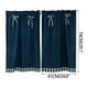 thumbnail image 3 of Sofa Vama Ropa de Cama Cortinas cortas con lazo para cocina, ventanas corredizas, camas para estudiantes for Navideño, 3 of 4