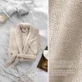 thumbnail image 2 of Bata de Baño Mujer y Hombre - Suave, Absorbente y de Secado Rápido - Albornoz Unisex y Unitalla ideal como Toalla de Baño, para Spa, Natación y Descanso (Beige), 2 of 7