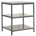 thumbnail image 2 of SAFAVIEH Zeke Solid Rustic 3 Tier Shelf Unit, Steel Teal, 2 of 5