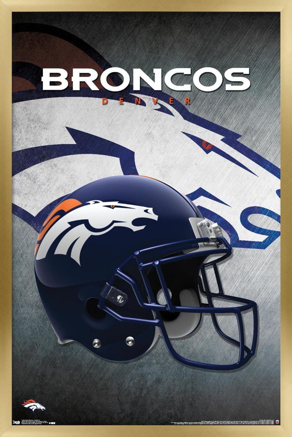 NFL Denver Broncos - Helmet 16 Wall Poster