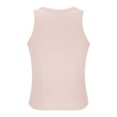 thumbnail image 4 of Blczomt Summer Mens Tops Plain Tank Workout Crew Neck Running Pink Tops, 4 of 5