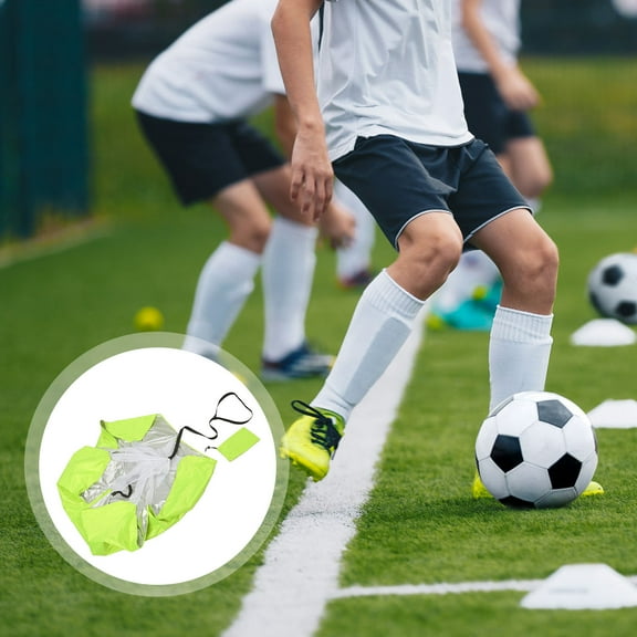 DRAFIDEEP 1Set Training Resistance Parachute Fluorescent Green for Speed Training Parachute Style