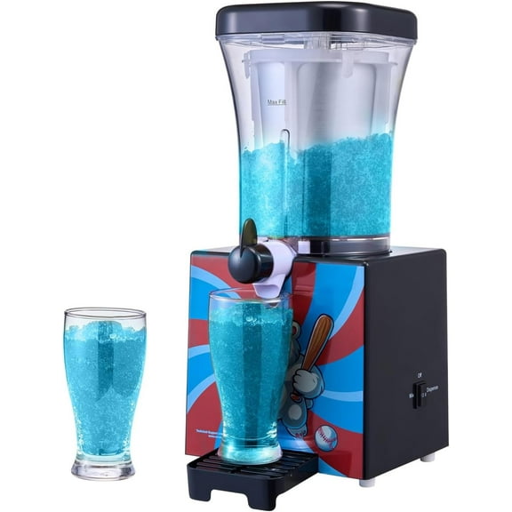 CSPP Slushy Machine for Home, 34oz Tank Home Margarita Maker, Smoothie Frozen Drink Maker with Food-grade, DIY at Home & Kids' Parties, Black