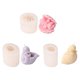 thumbnail image 2 of Shell Angel Silicone Mold Wax Melt Polymer Aromatherapy Making Handmade Cupcake Chocolate Handicraft Making Mould, 2 of 5