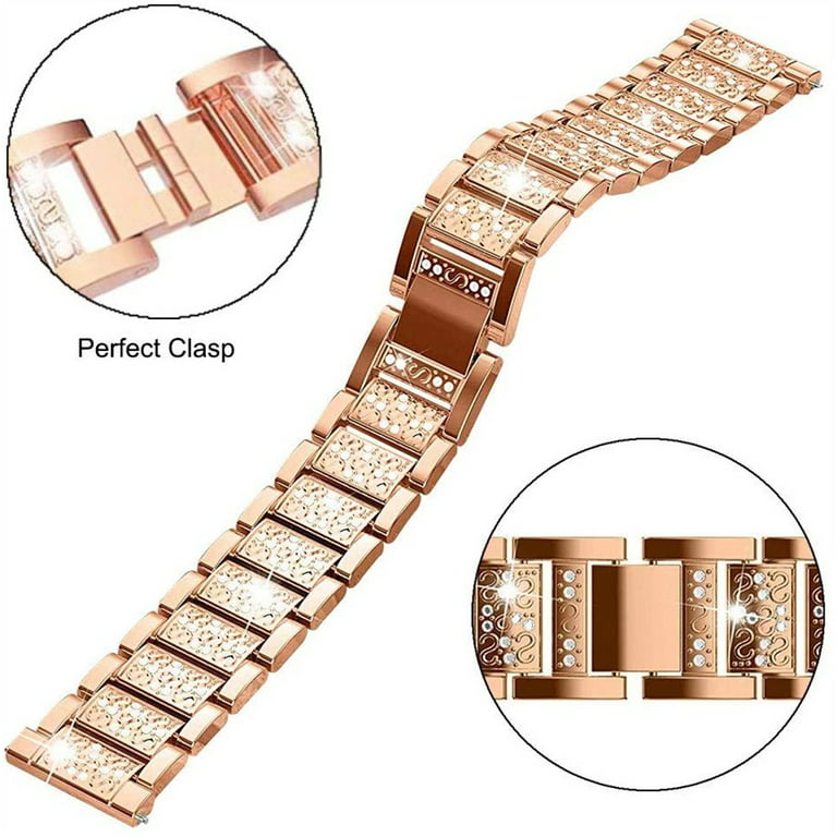 20mm 22mm Luxury strap for Samsung Galaxy watch 6/4/Classic 3/5 pro/Active  2 Leather Diamond bracelet Huawei Gt 3-pro-2-2e band