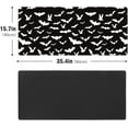 thumbnail image 3 of Black and White Goth Bats Desk Mat, Desk Accessory, Cute Workspace, Trendy Workspace, Trendy, 35.4x15.7in Large Gaming Mouse Pad, Cute Desk Topper, Pretty Desk Pad, 3 of 6