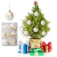 thumbnail image 1 of Fiudx Adornos Navideños, Plástico Irritante, Adornos de Árbol de Navidad, Fiestas En Casa, Reuniones Familiares, Seguros para Niños, 6 Cm de Diámetro., 1 of 4