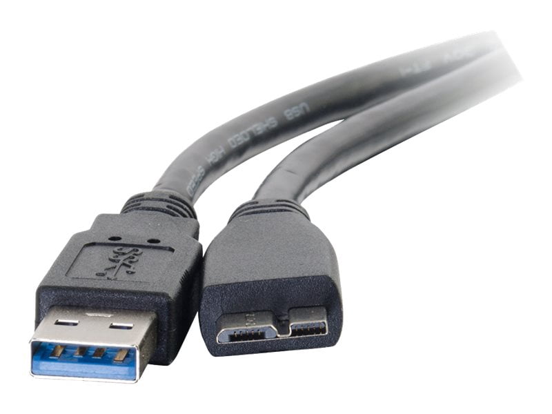 C2G 2m/6.56' USB 3.0 A Male to Micro B Male Cable, Black