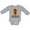 AC-Heather Grey, variant on Inktastic My 1st Thanksgiving Turkey Boys or Girls Long Sleeve Baby Bodysuit