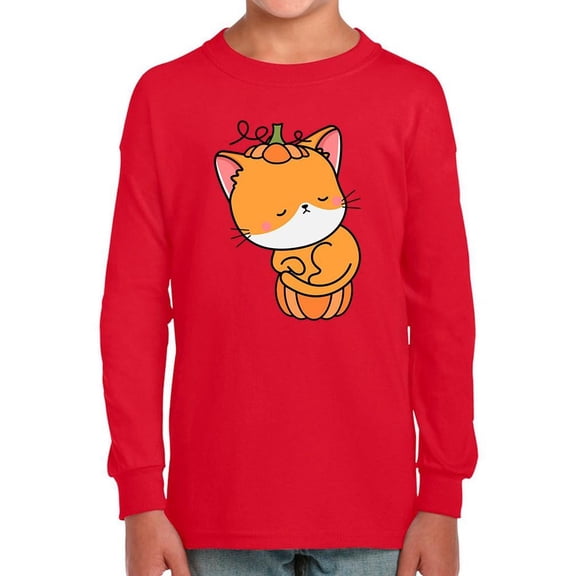 Cute Pumpkitty Pumpkin Costume Long Sleeve Toddler -Image by Shutterstock, 4 Toddler