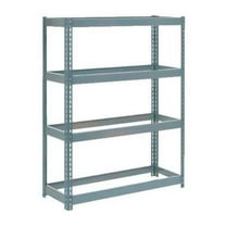 Global Industrial 790CP1 Extra Heavy Duty Shelving with 4 Shelves, No Deck, 48 x 24 x 60 in.
