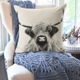 thumbnail image 4 of JoyMoreHome Cute Small Dog Pattern Linen Cushion Cover, 17.7x17.7 Inch Multifunctional Soft Throw Pillow Cover, for Sofa, Livingroom, Bedroom, Office, 4 of 6