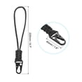 thumbnail image 2 of Wrist Lanyard with Sling Clip, Badge Cord Keychain Strap for Keys Whistle Badge Holder, Black, 2 Pack, 2 of 5