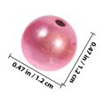 thumbnail image 2 of Minkissy Environ 40 Pcs Perles Acryliques pour Fabrication de Bracelets et Colliers Diy, 2 of 5