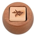 thumbnail image 4 of MOVTOTOP Mahjong Wind Indicator Crafted from Durable Wood for Home Game Play with Classic Design and Coffee Color 4.5x3.2 Inches, 4 of 7