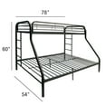 thumbnail image 4 of ACME Tritan Bunk Bed (Twin/Full) in Black 02053BK, 4 of 5