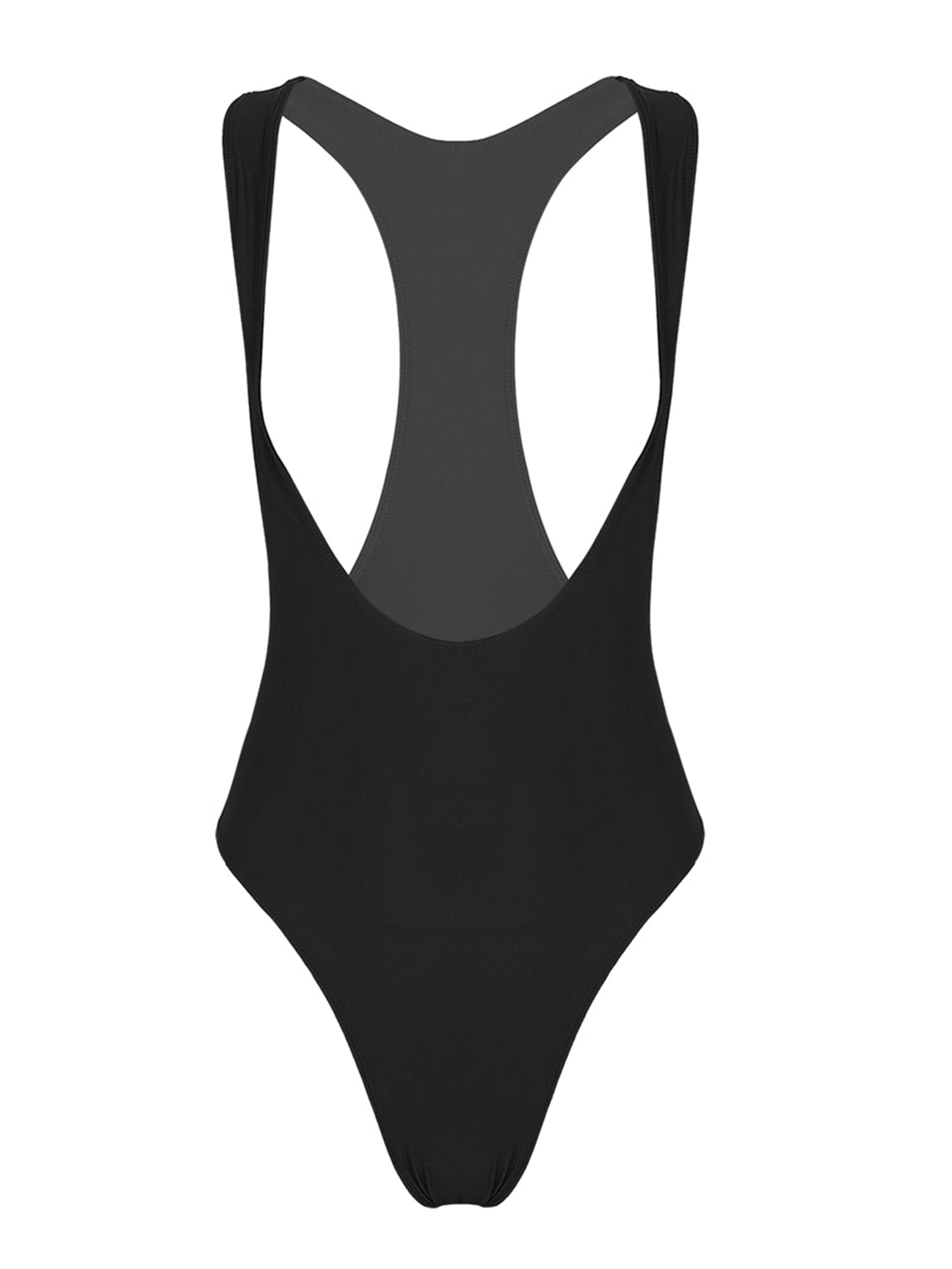 iEFiEL Women One Piece Swimsuit Sleeveless Leotard Bodysuit High Cut