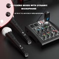 thumbnail image 4 of Adaptador Micrófono Inalámbrico Micrófonos A Convertidor Recargable para El Mezclador Audio Dinámico Guitarra Eléctrica Rojo, 4 of 9