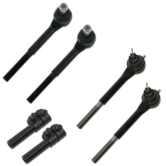TRQ 6 Piece Inner Outer Tie Rod End Adjusting Sleeve Kit for Camaro Firebird PSA58582 Fits select: 1982-1992 CHEVROLET CAMARO, 1982-1992 PONTIAC FIREBIRD