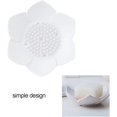 thumbnail image 1 of Plato artesanal de silicona con forma de flor creativa, soporte artesanal de silicona para ducha de baño, soporte protector de esponja, plato artesanal blanco, blanco, 2 uds. LingWen 9024715591180, 1 of 1
