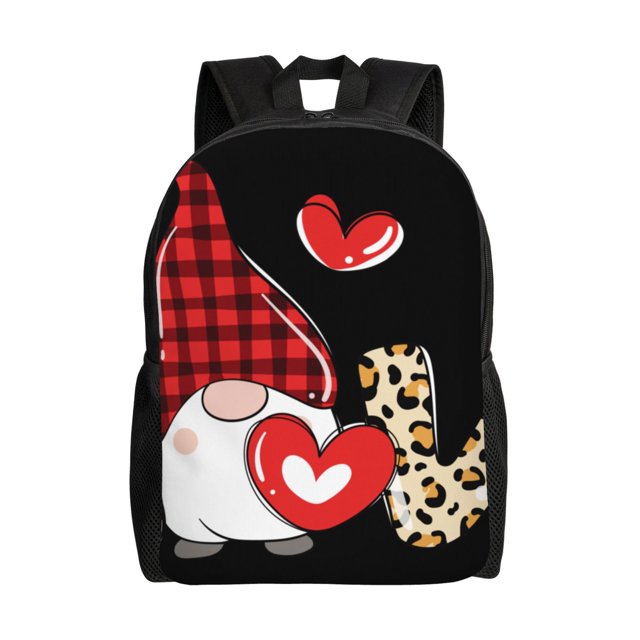 Fotbe Love Gnomes Mochila de Viaje para Laptop, Mochila Ejecutiva Delgada y Resistente 15.6"