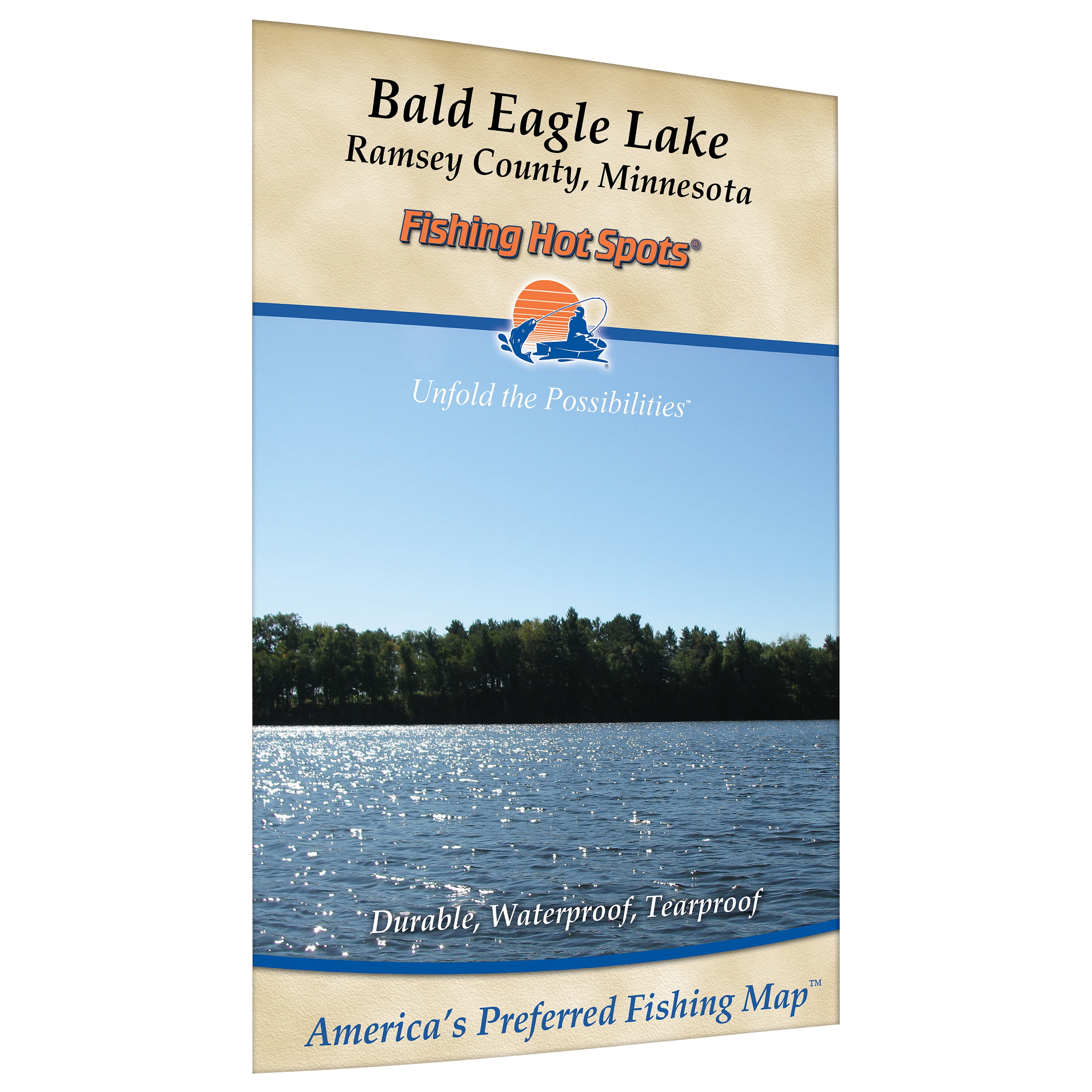 Bald Eagle Lake Topographic Map Fishing Hotspots Pro Fishing Map G152 Minnesota - Bald Eagle Lake (Ramsey  Co) - Walmart.com