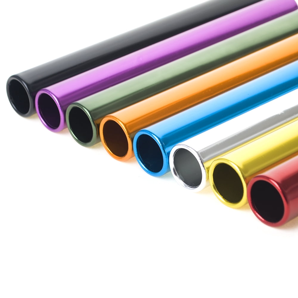GOGO 8 Pieces Official Aluminum Track & Field Races Relay Batons-Silver