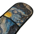 thumbnail image 4 of Yayeee Double Oven Mitt Kitchen Heat Resistant Baking 35" x7" Quilted Glove, Swirling Starry Sky, 4 of 6