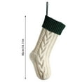 thumbnail image 2 of Sac en Tricot de Noël pour Événements et Fêtes, Chaussettes Décoratives - Design Festif Réutilisable, Support de Bas de Noël Durable, Chaud et Confortable, 2 of 6